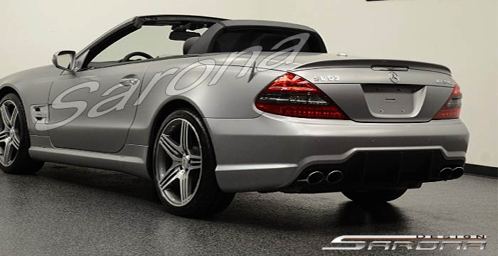 Custom Mercedes SL Trunk Wing  Convertible (2003 - 2012) - $249.00 (Manufacturer Sarona, Part #MB-051-TW)